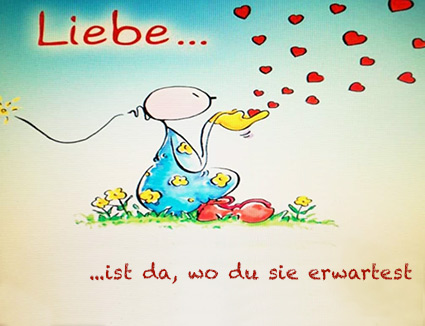 Mädchen mit Herzen in den Händen von Teilnehmer